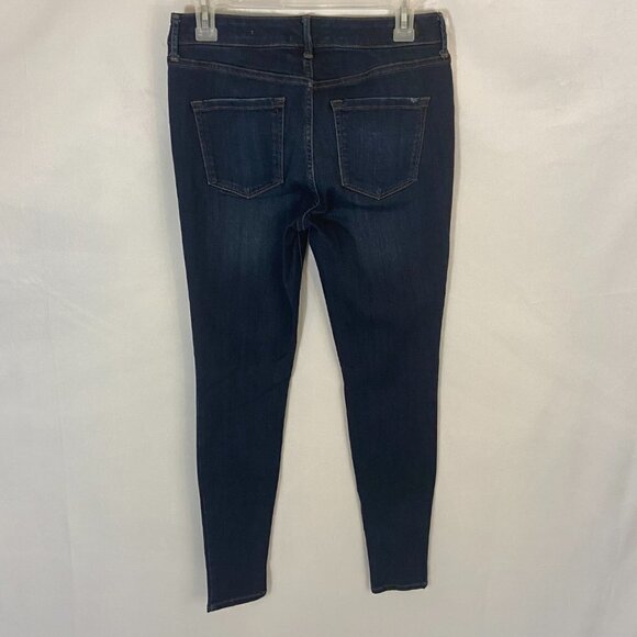 Skinnygirl Jeans Women's Size 28 (28 x 29) Skinny Mid Rise Dark Wash - Picture 4 of 12